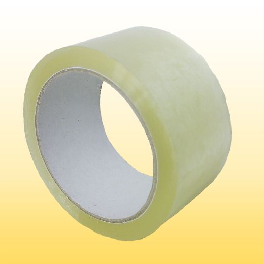 12 Rolle Klebeband 50 mm x 66 m LEISE abrollend, transparent